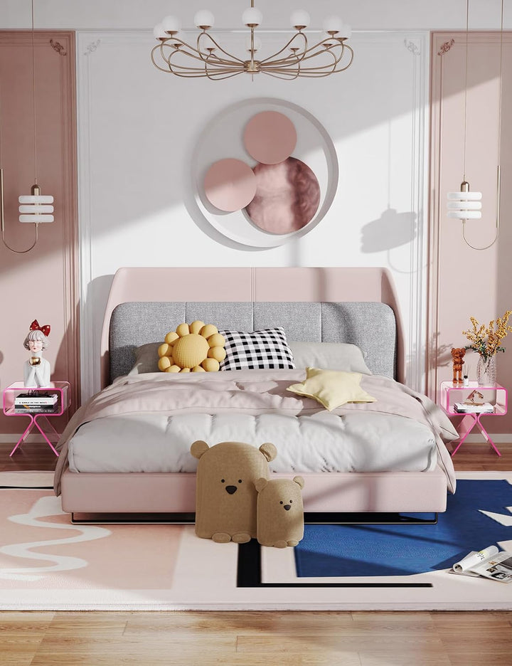 solaround Acryl Nachttisch Beistelltisch, Pink Rosa, Rosa