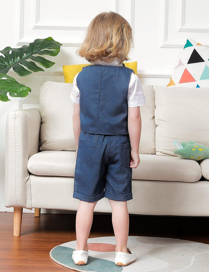 mintgreen Baby Junge Taufe Outfit Smoking Anzug Set 2-3 Jahre Navy, 2-3 Jahre Navy