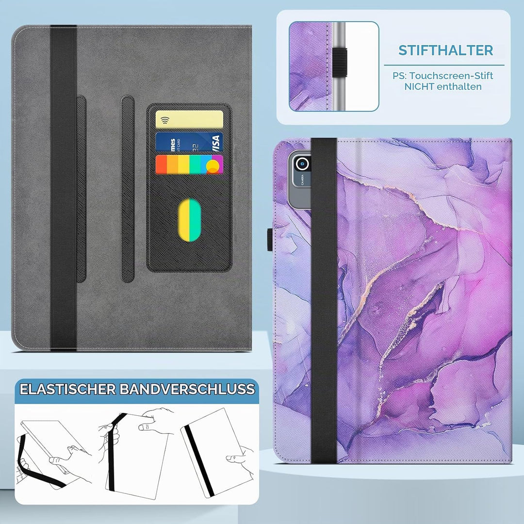 KATUMO Universal Hülle für 10-10,1 Zoll Tablet, Cover Case für Blackview/HotLight/TECLAST/SEBBE/XGOD