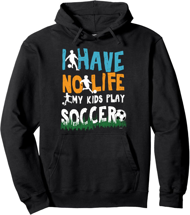 Fussball Fussball Sport Mutter Vater Leben Kinder Geschenk Pullover Hoodie