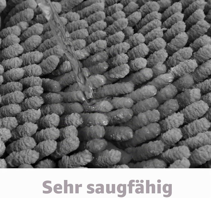 FCSDETAIL rutschfeste, Hochflor Badteppiche 70 x 120 cm, Maschinenwaschbare Badematte, Badvorleger m