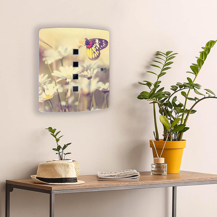 banjado Design Schlüsselkasten aus Edelstahl für 10 Schlüssel/Schlüsselschrank zur Schlüssel Aufbewa