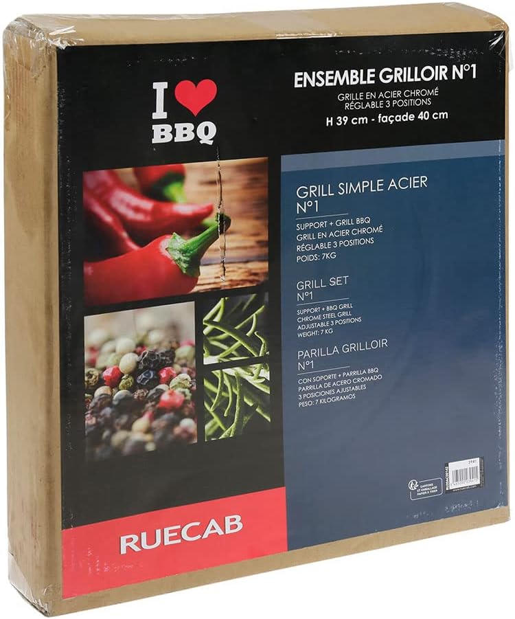 I LOVE BBQ - Grillständer für Grill, Zubehör für Grill und Smoker – einfacher Grillrost für Grill/Ka