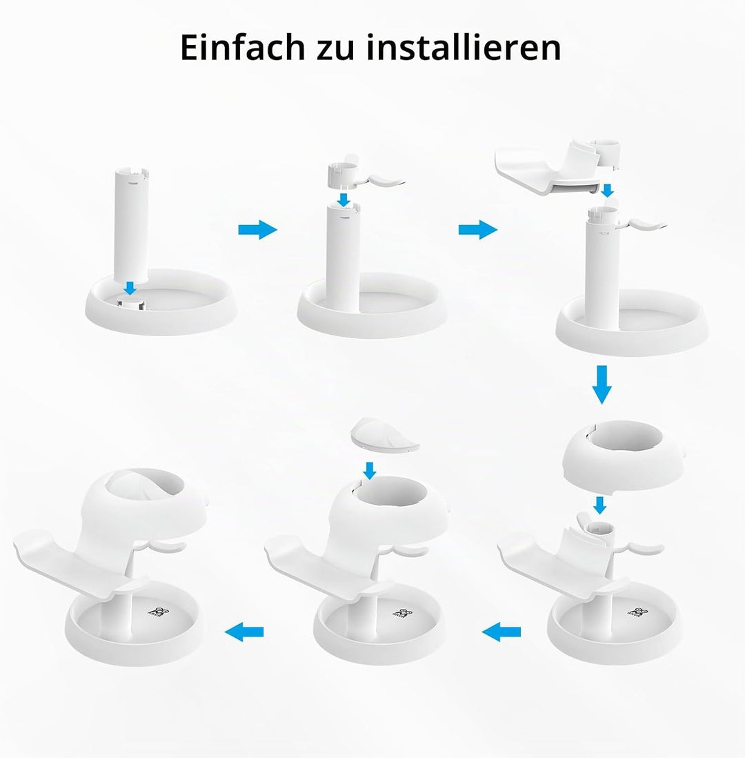 AMVR VR Stand Kompatibel mit Meta Quest 3s/Quest 3/Quest 2/Vision Pro/Pico 4 - Universal VR Headset