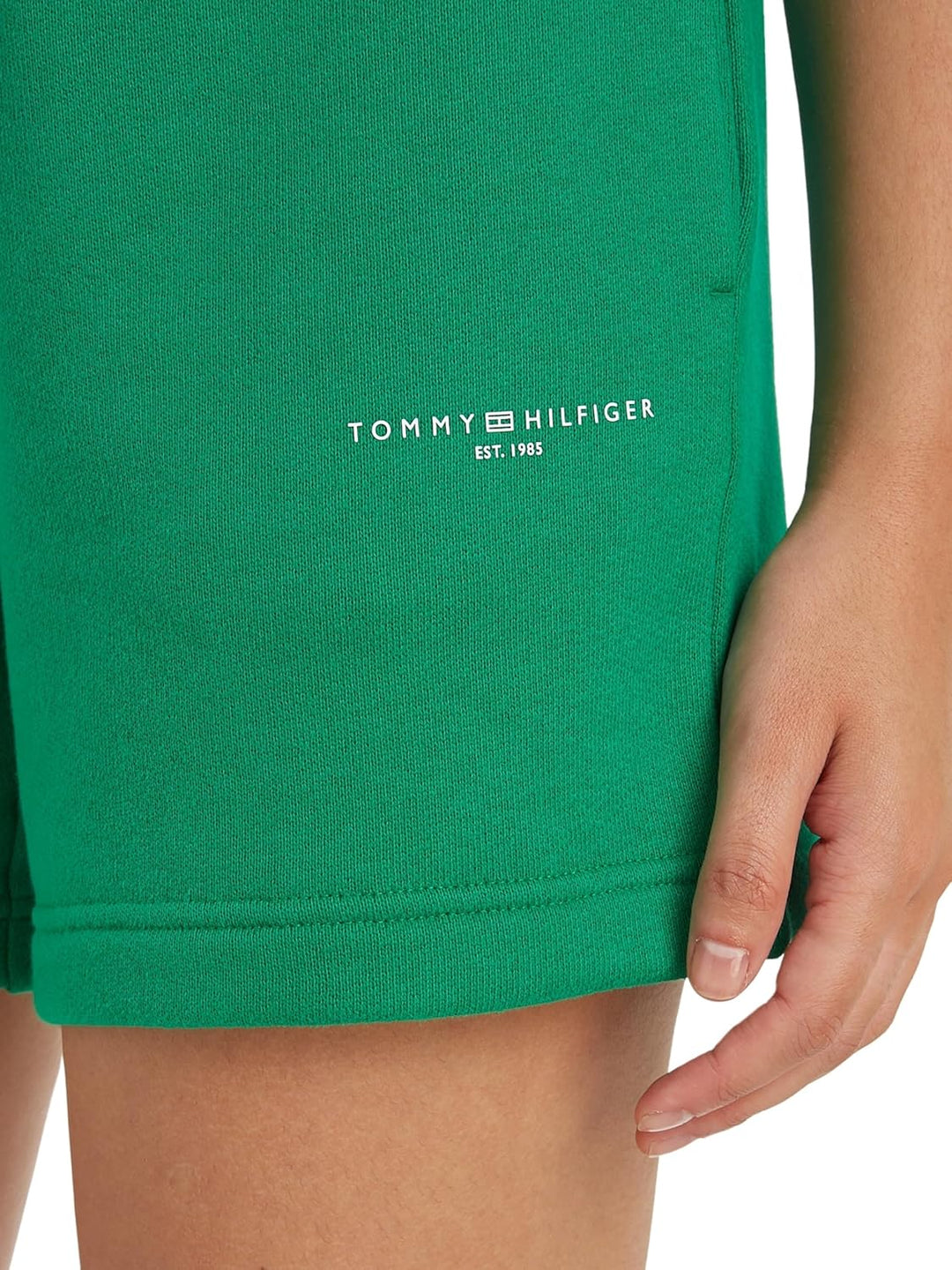 Tommy Hilfiger Damen Sweatshorts 1985 Terry Shorts Kurz S Grün (Olympic Green), S Grün (Olympic Gree