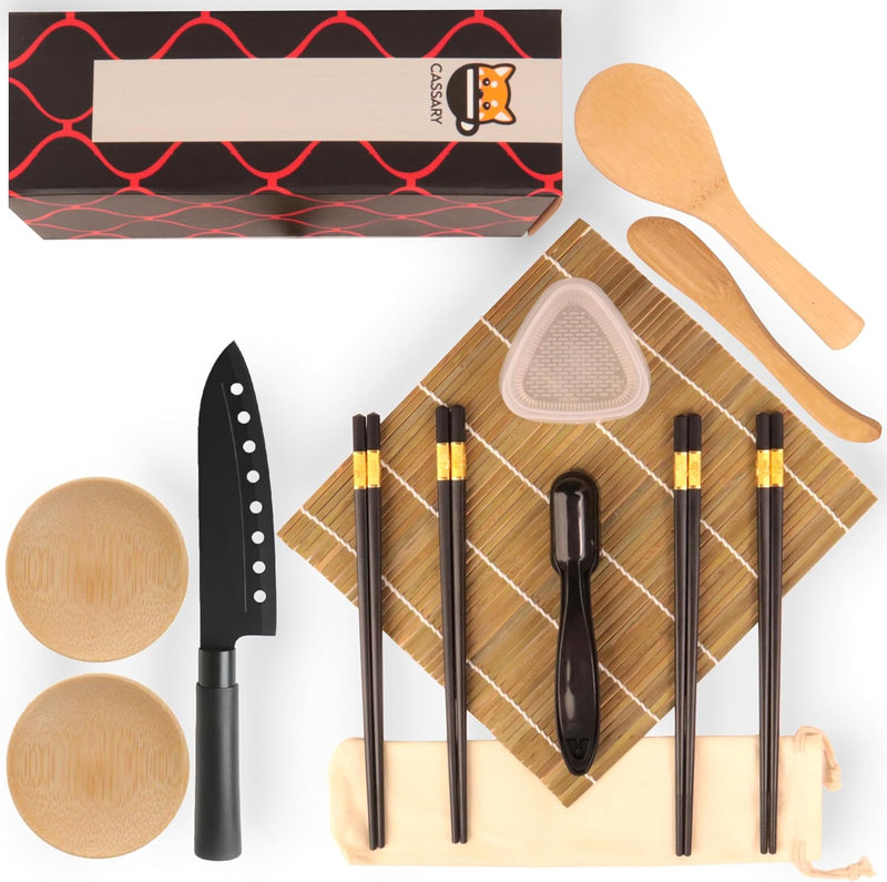 Sushi set zum selber machen. Professionelles Sushi maker set mit 15 Teilen. Sushi-Set bestehend aus