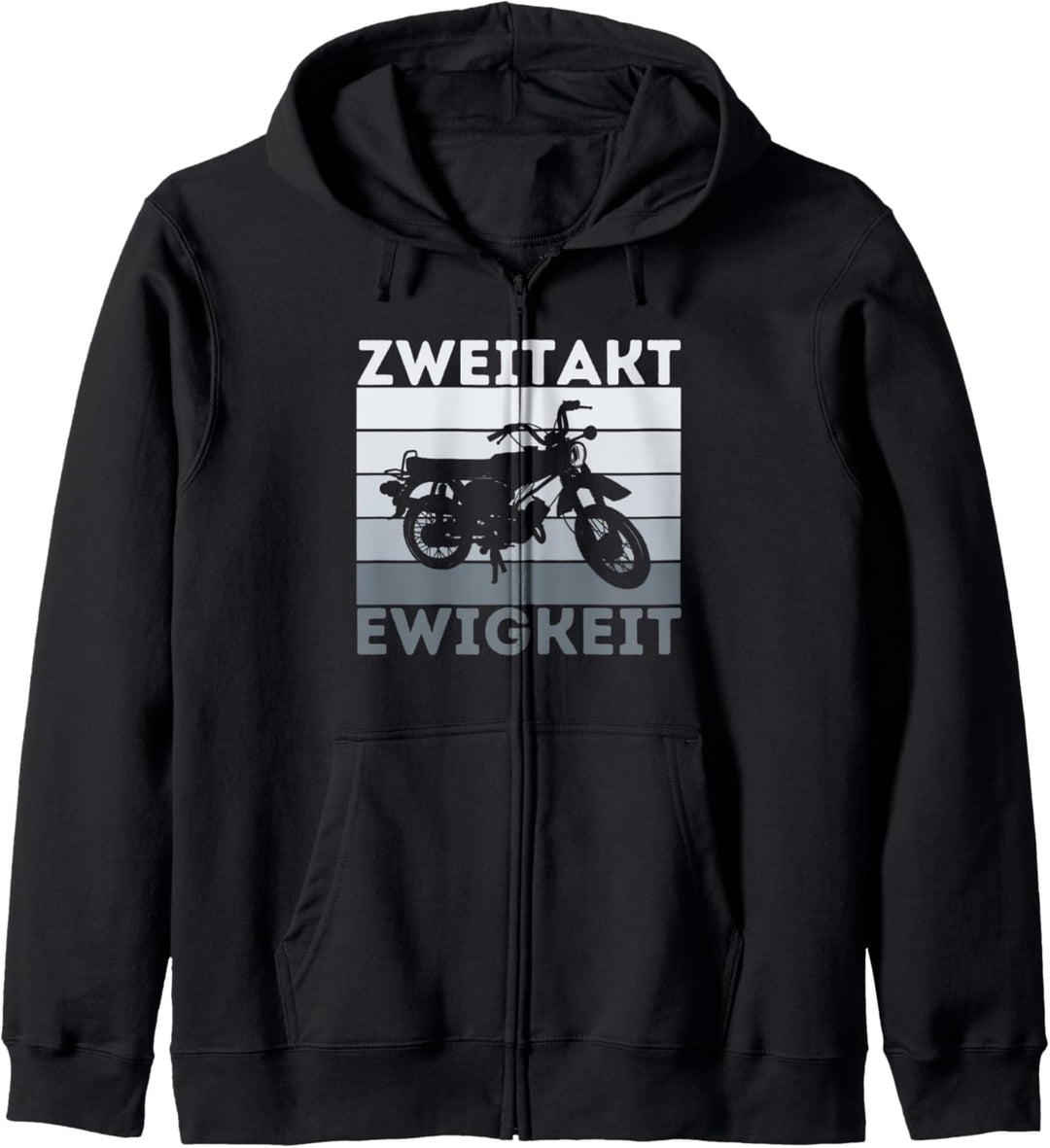 Zweitakt Ewigkeit Simson DDR Moped Retro S51 Vintage Kapuzenjacke