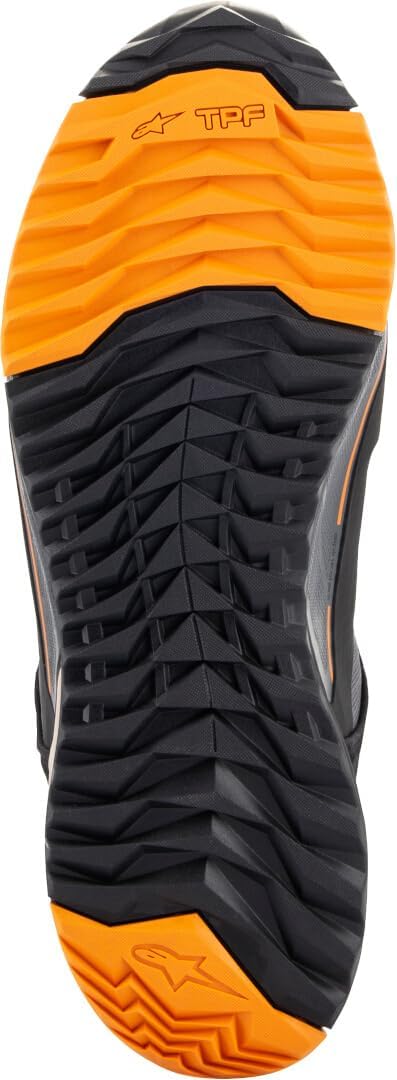 Alpinestars CR-X Drystar Motorradschuhe 40 EU Schwarz Hellbraun Orange, 40 EU Schwarz Hellbraun Oran