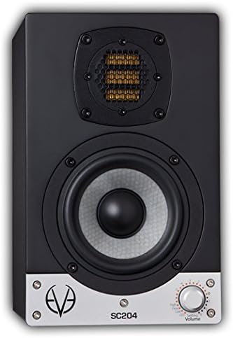 Eve Audio SC204 schwarz Lautsprecher – Lautsprecher (Universal, XLR, Boden, integriert, 10,2 cm (4),