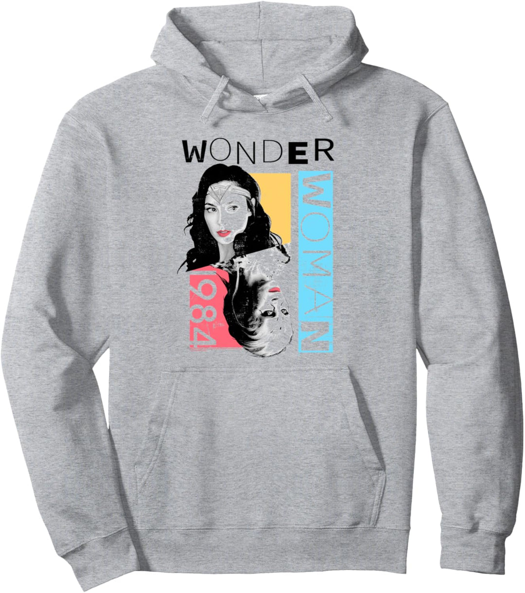 Wonder Woman 1984 Color Blocks Pullover Hoodie