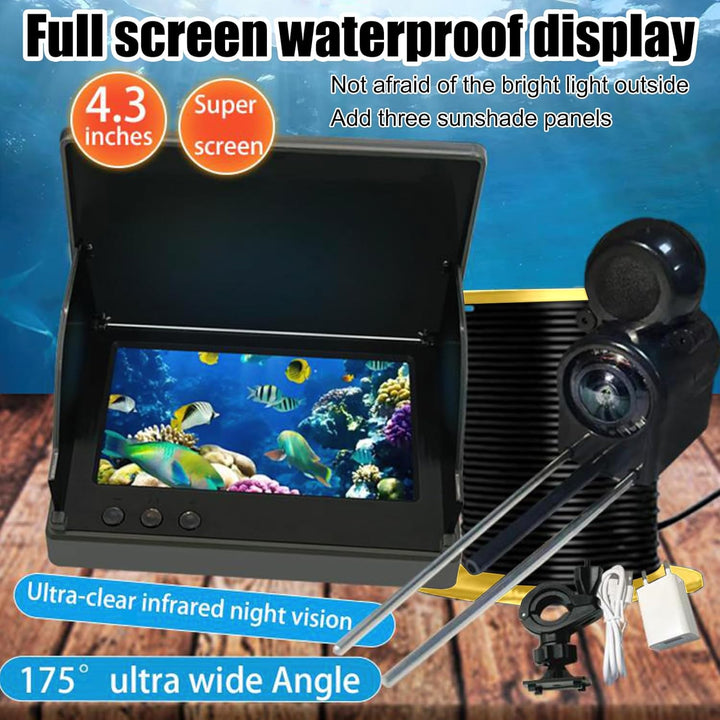 3T6B Fishfinder, Unterwasserkamera Angeln mit wasserdichtes Objektiv, Host IP65 wasserdicht, Weitwin