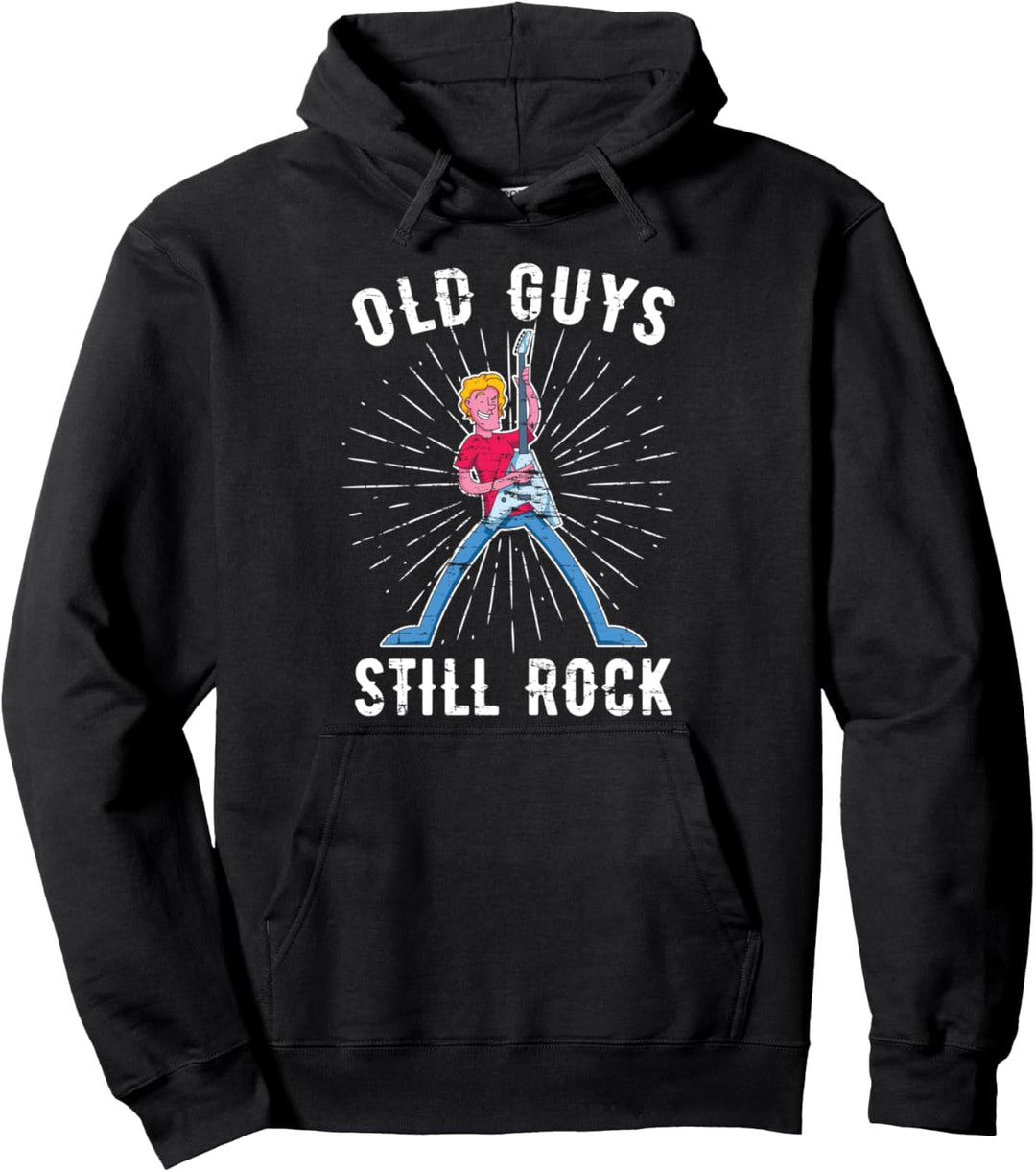 Lustiges Rentner Gitarristen Geschenk zum Ruhestand Gitarre Pullover Hoodie