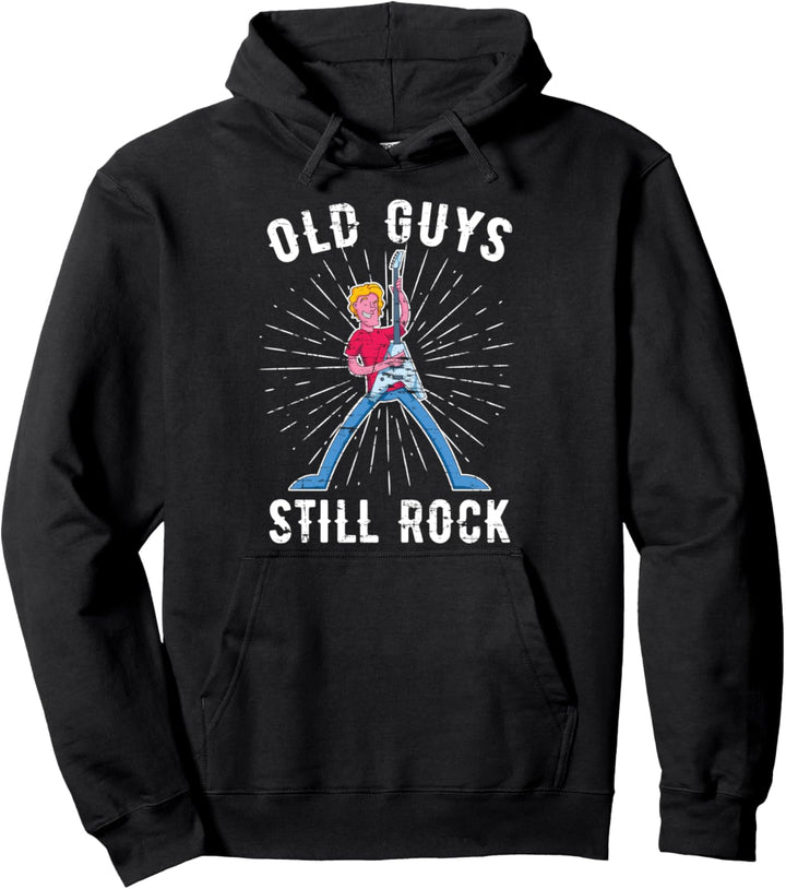 Lustiges Rentner Gitarristen Geschenk zum Ruhestand Gitarre Pullover Hoodie