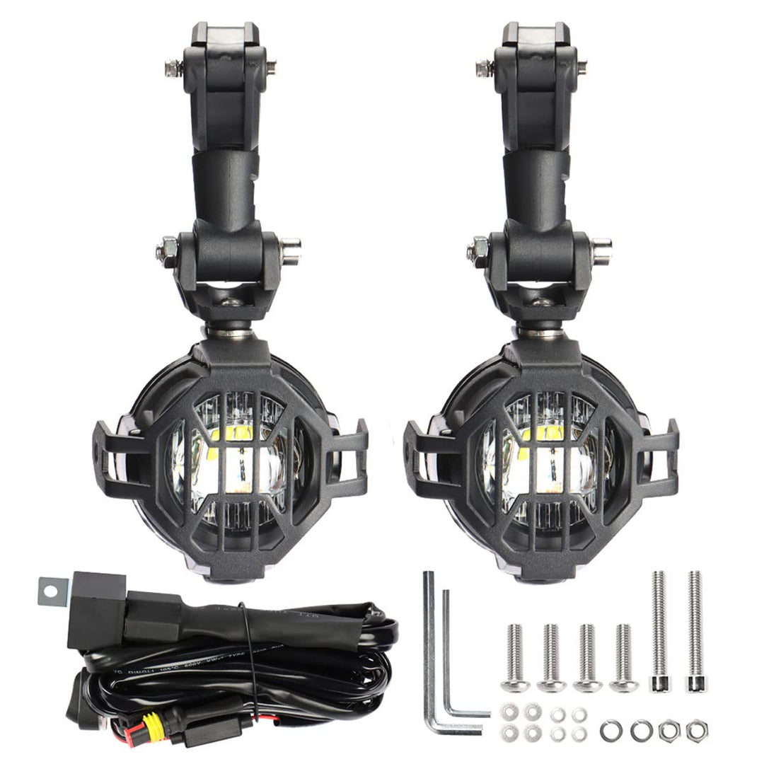 MARCHFA KOLOME Motorrad Licht Fit für Motorrad Fahrrad ATV Traktor Gabelstapler Boot Universal Schei