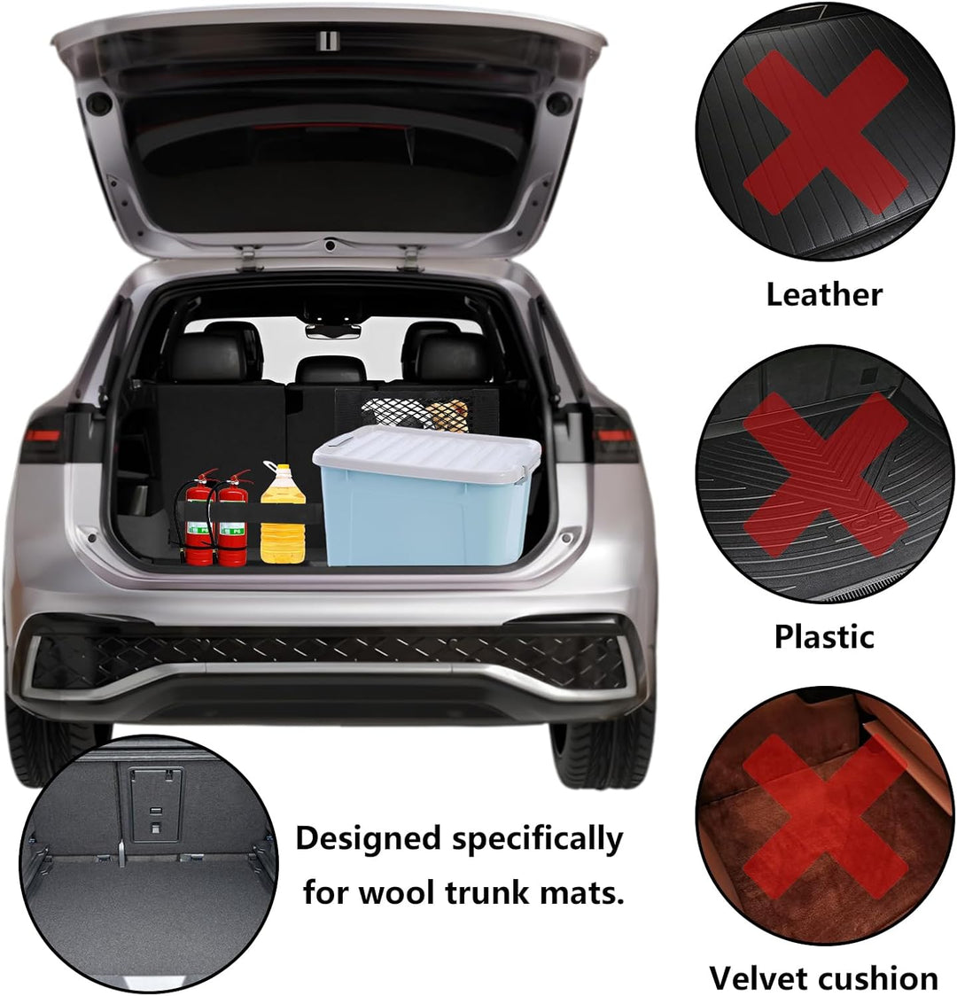Kofferraum Klett Fixierung Set 3 Kofferraum Organizer Klett 1 Netztasche 2 Elastisches Band mit Klet