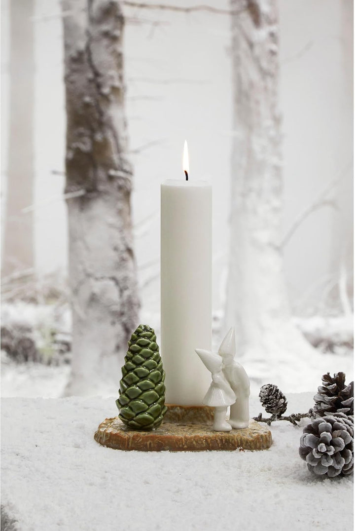 Kähler Weihnachtsumarmung H8.5 cm Weihnachtsgeschichten Dekoration, Weiss Standard Weihnachtsumarmun
