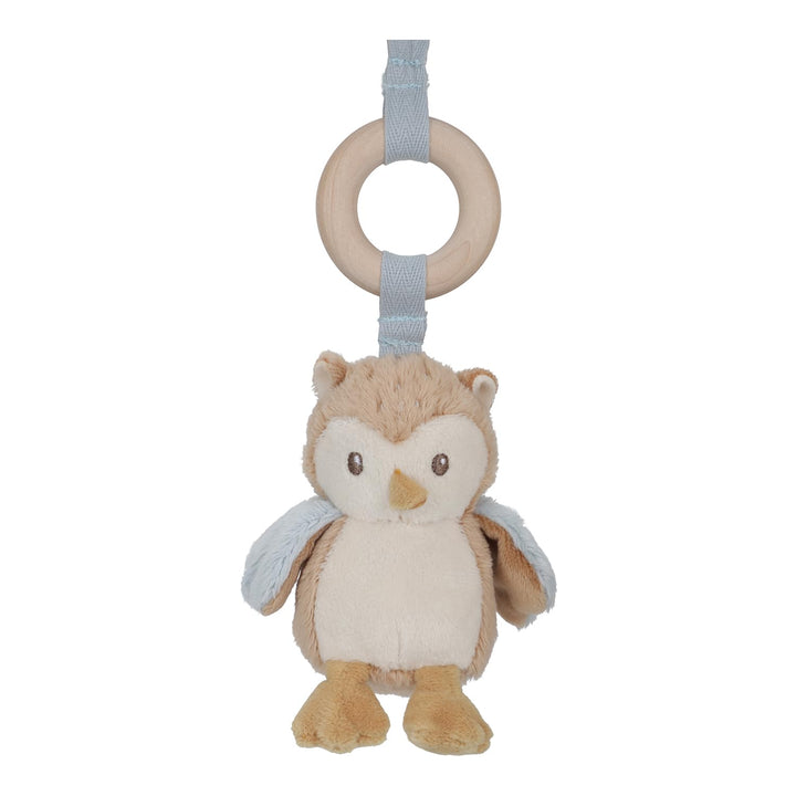 Little Dutch 8910 Holz Baby Gym Spieltrapez mit Stoff Anhängern - Forest Friends