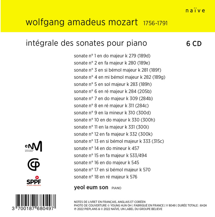 Mozart: Complete Piano Sonatas, Audio-CD