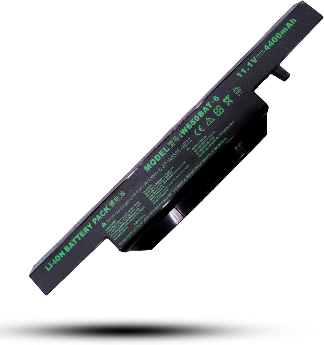 FengWings® W650BAT-6 Laptop Akku für Hasee K610C K650D K570N K710C K590C K750D / Clevo W650S W650 W6
