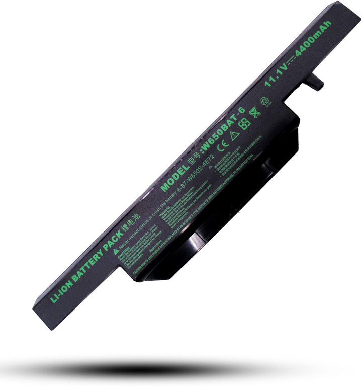 FengWings® W650BAT-6 Laptop Akku für Hasee K610C K650D K570N K710C K590C K750D / Clevo W650S W650 W6