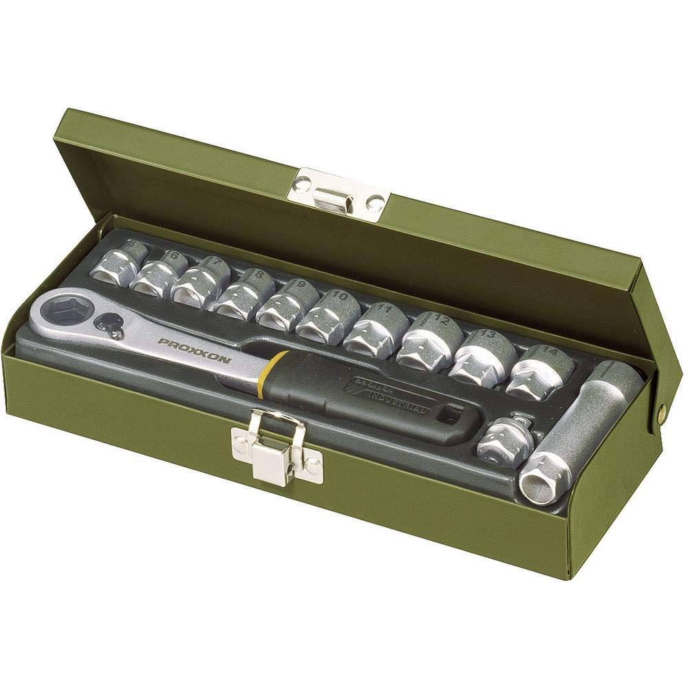 PROXXON 23602 Feinmechaniker-Spezialsatz 13tlg. 5,5 - 14 mm - mit offener Ratsche