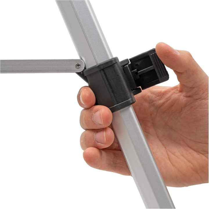 STIER Stativ 250, Baustativ, 250 cm, für Laser und Nivelliergeräte, Arbeitshöhe 88-250 cm stufenlos