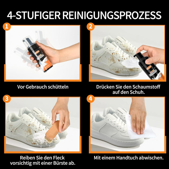 Sneaker Reiniger Kit Schuh Schaumstoff Tiefenreiniger für die Wildleder Tennis Weiss Mesh Stiefel Se