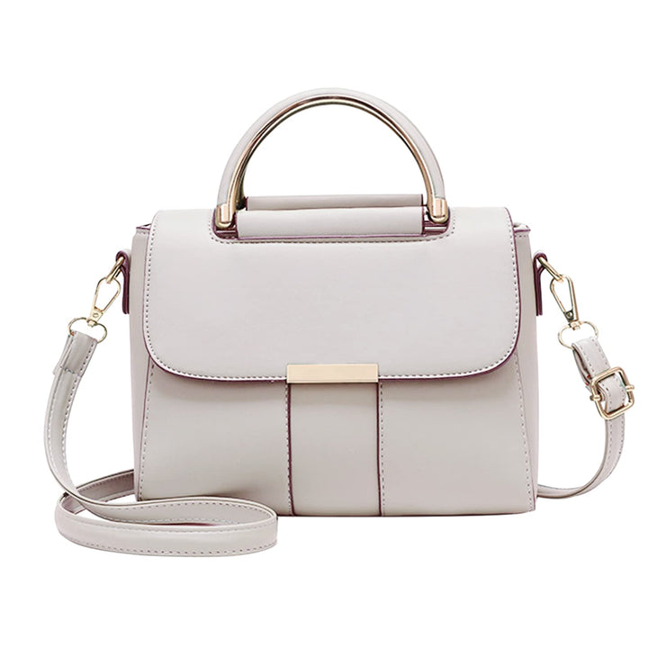 PORRASSO Damen Schultertasche Mode Handtasche PU Leder Top Griff Tasche Umhängetasche Schöne Henkelt