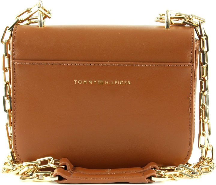 Tommy Hilfiger Turnlock Mini Crossover Tobacco