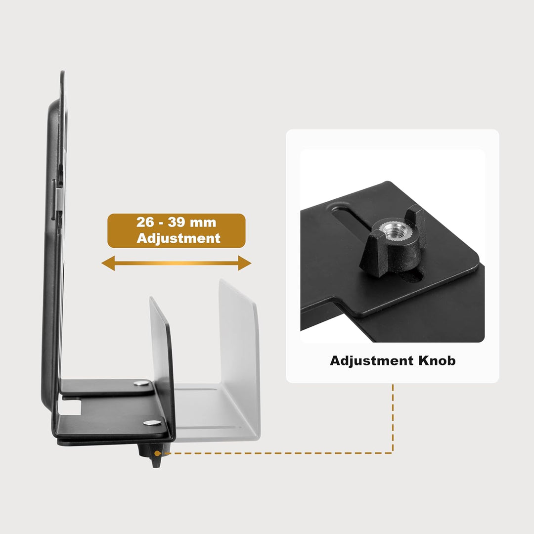 RICOO Universal Halterung für IP-TV Set Top Boxen Wandhalterung Z0601 für Mediageräte Television Bef