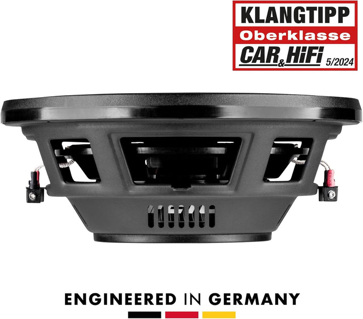 ETON PW 10 Flat – Druckvoller, Flacher 25 cm / 10 Zoll Langhub Subwoofer, Bass fürs Auto, Tiefton La