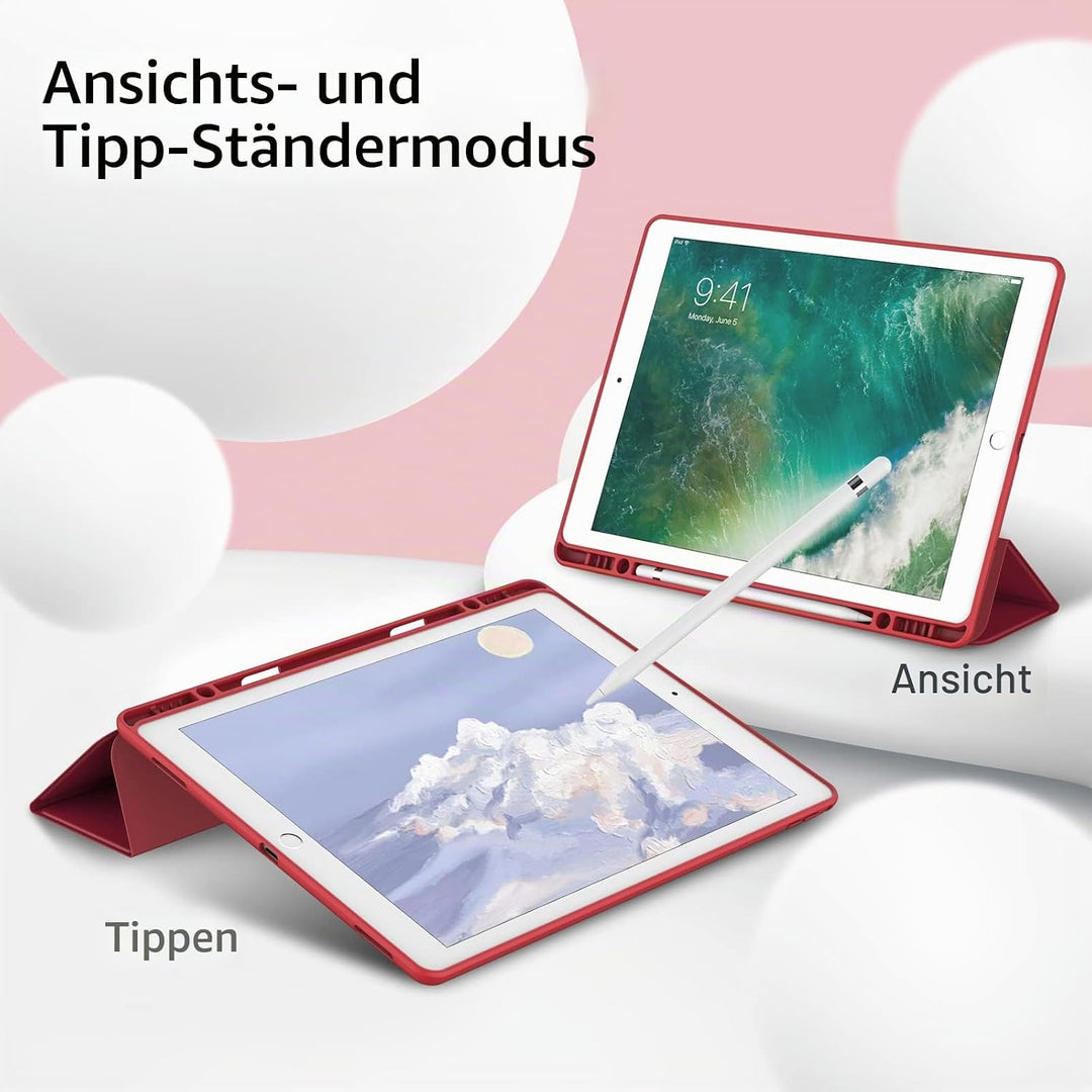 JETech Hülle für iPad Pro 12,9 Zoll (Modell 2015/2017, 1./2. Generation) mit Stifthalter, Dünne Tabl