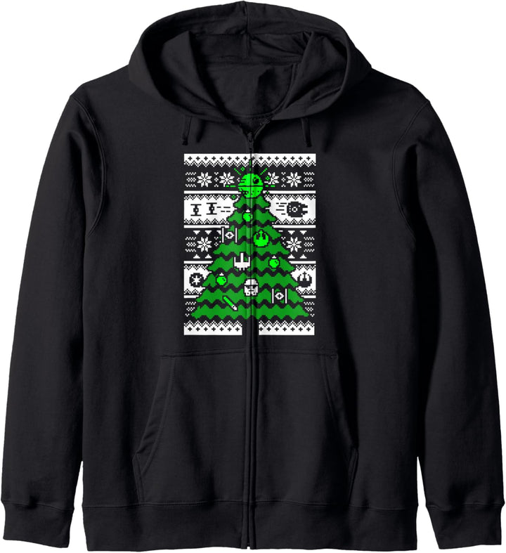 Star Wars Group Shot Christmas Tree Ugly Sweater Kapuzenjacke