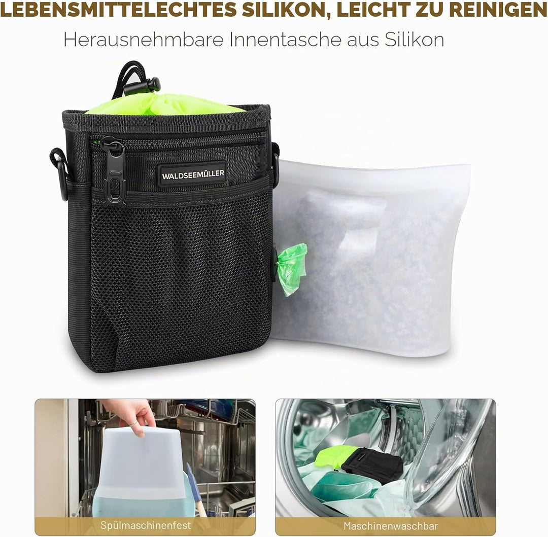 Waldseemüller Leckerlibeutel für Hunde, Futterbeutel Hunde Welpen Zubehör Futterbeutel Hundetraining