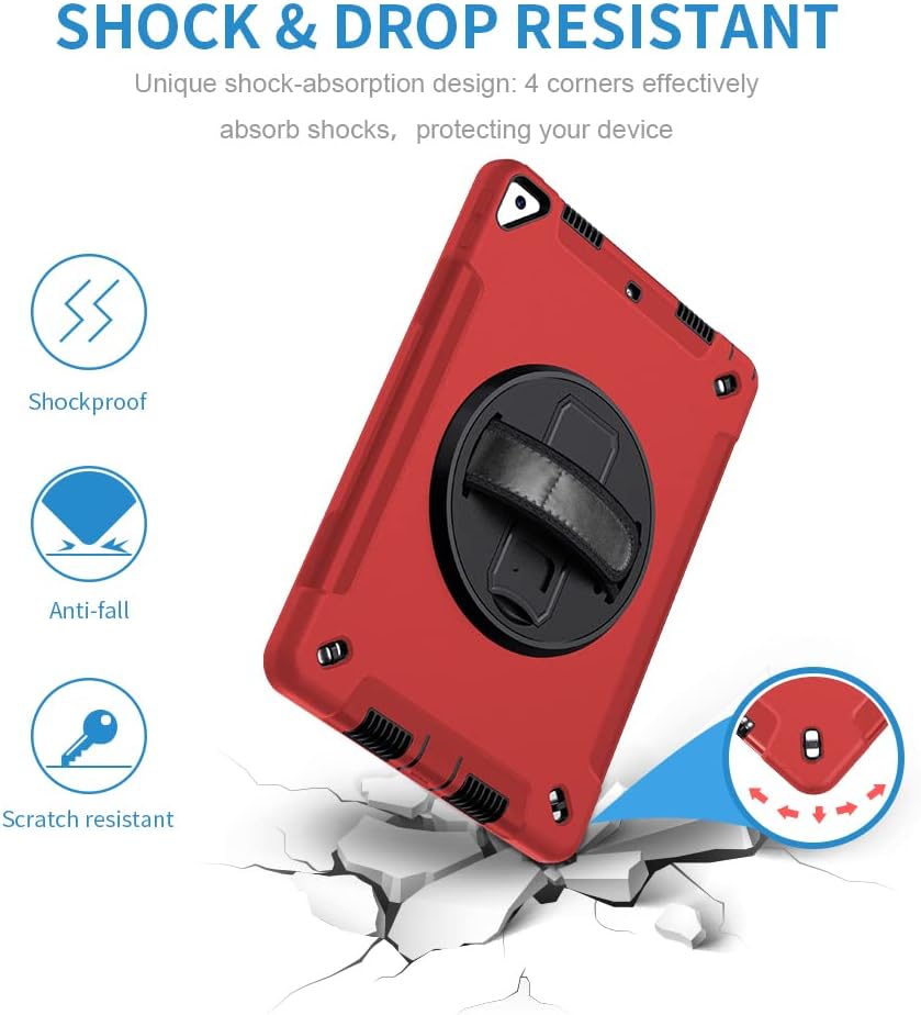 Hülle für iPad Pro 10.5(2017)/iPad Air 10.5(2019), strapazierfähige, robuste Ganzkörper-Schutzhülle