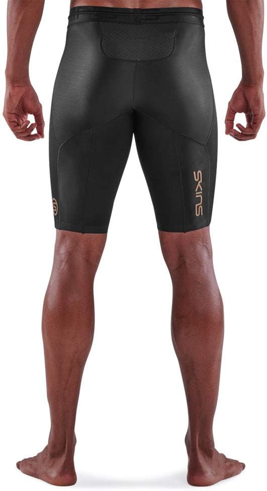 Skins Series-5 Half Tights Herren schwarz Grösse XXL 2022 Laufsport Shorts