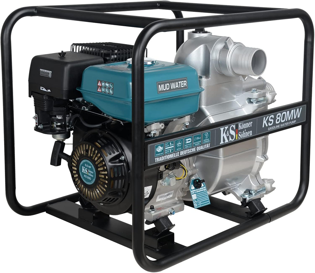 Motorpumpe Könner & Söhnen KS 80MW, wasser pumpen garten,motor pumpe für brunnen,wasserpumpe benzin