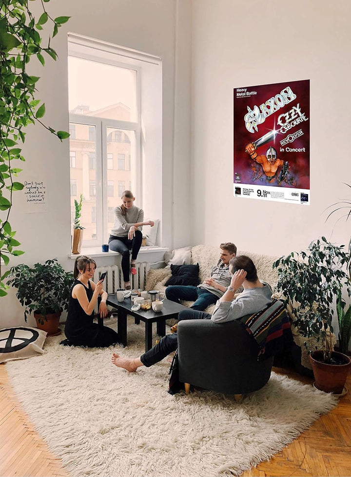 George Thorogood - In Concert, Frankfurt 1981 » Konzertplakat/Premium Poster | Live Konzert Veransta