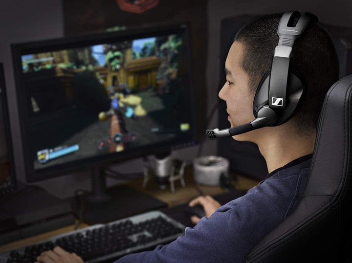EPOS | Sennheiser GSP 370 Wireless Gaming Headset Kopfhörer, 100 h Akku, Verzögerungsfreies Geräusch