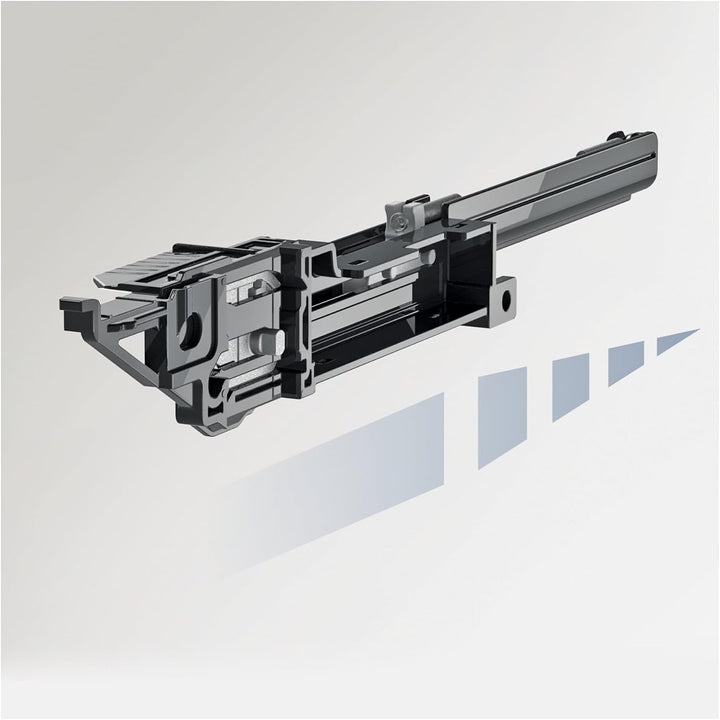 Hettich 41065 Systema TOP 2000 Container-Set SIL Sys, Vollauszug, ET 730, alu, Aluminium, Aluminium