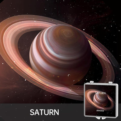 POCOCO Realistische Solarsystem Scheiben Galaxy Home Planetarium Projektor, 5k Ultra HD, 6er Pack (S