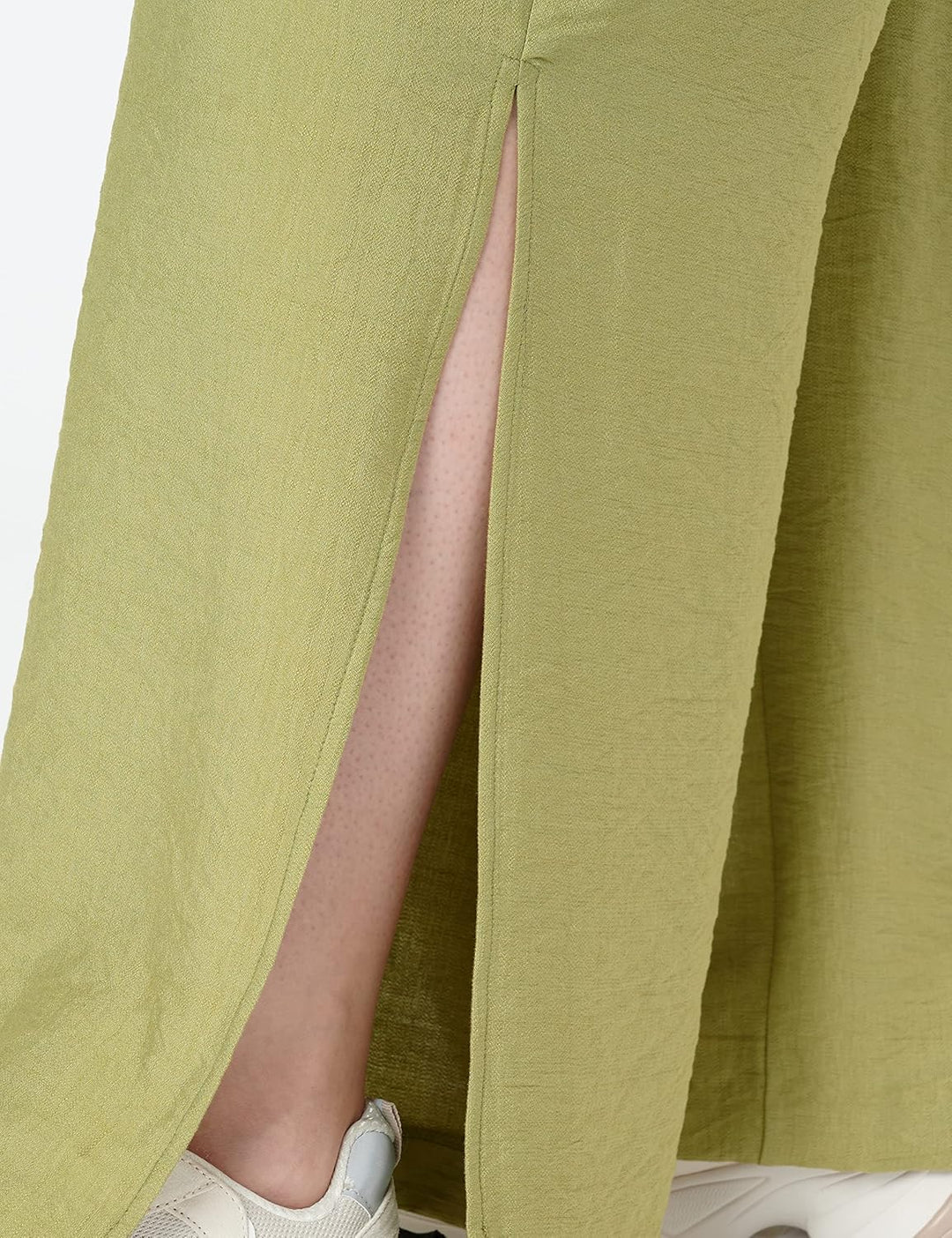 Naf Naf Damen Klassische Hose 34 Oliv, 34 Oliv
