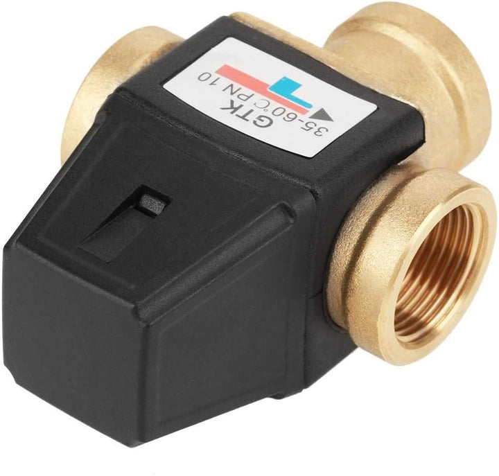 Thermostatisches Mischventil,Hot 3-Wege-Innengewinde DN20 Messing Thermostatisches Mischventil für S