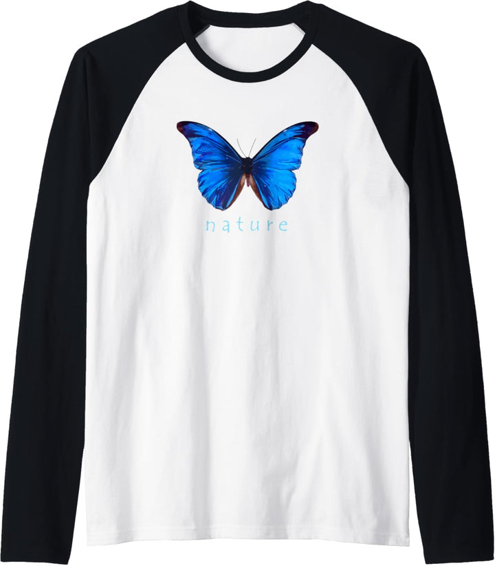 Blue Butterfly Angelic Nature Spirits Devas Raglan
