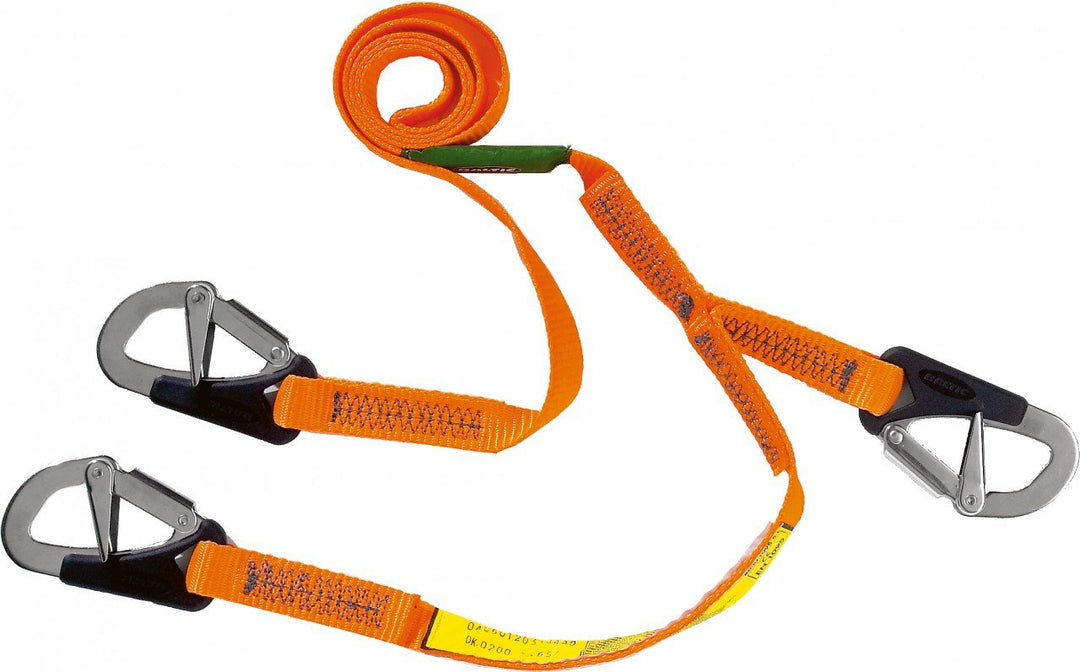 Baltic Sicherungsgurt, 3 Haken, Orange, 2 m