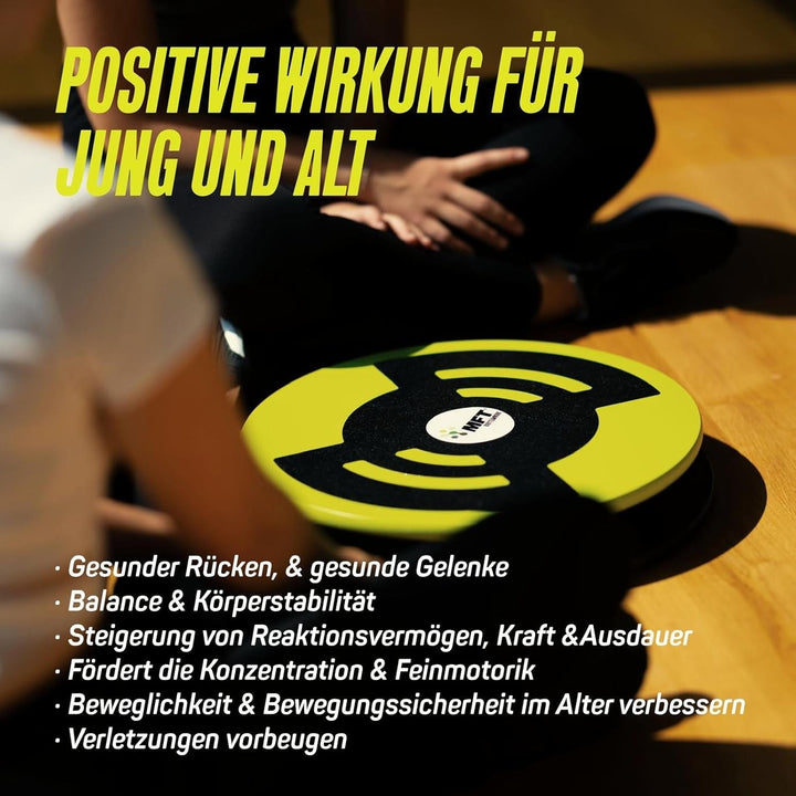 MFT Challenge Disc Classic Balance Board (made in Austria) stabil aus Holz mit rutschfestem Belag, G