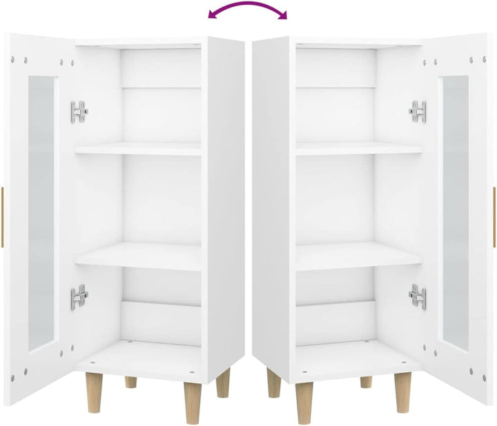 Tidyard Sideboard Vitrinenschrank Bücherschrank Aktenschrank Büroschrank Schrank Beistellschrank Kom