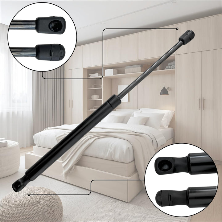Kolben Gasfeder für Hebemechanismus Bett Behälter - Achsabstand 415 mm - 600/800/1000 Newton - 1 Kol