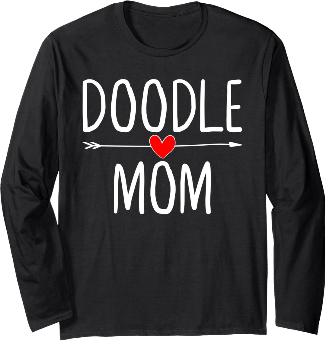 Goldendoodle Mom Dog Lover Doodle Puppy Funny Doodle Mama Langarmshirt