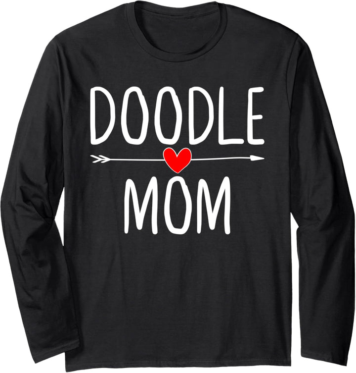Goldendoodle Mom Dog Lover Doodle Puppy Funny Doodle Mama Langarmshirt